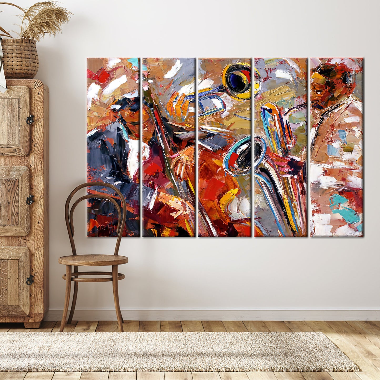Saxophone Jazz Music African American Canvas Print