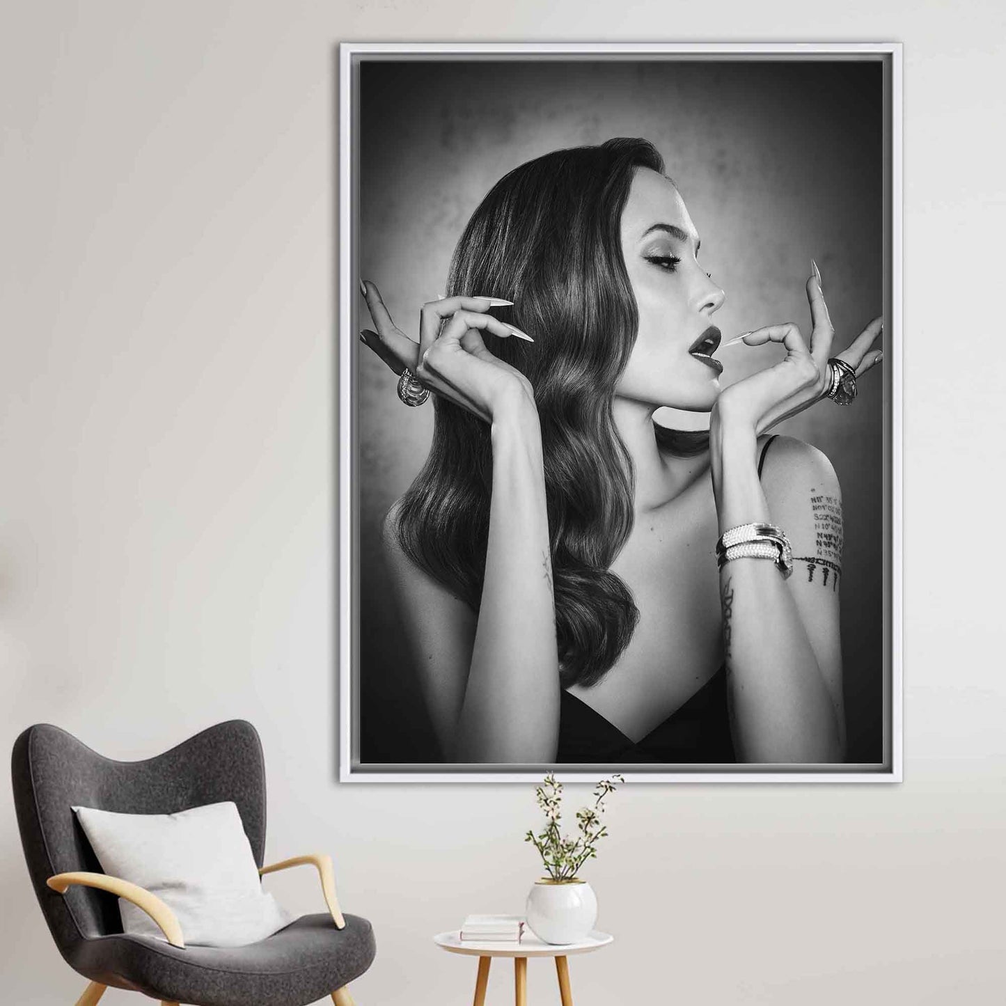 Angelina Jolie Woman Canvas Print