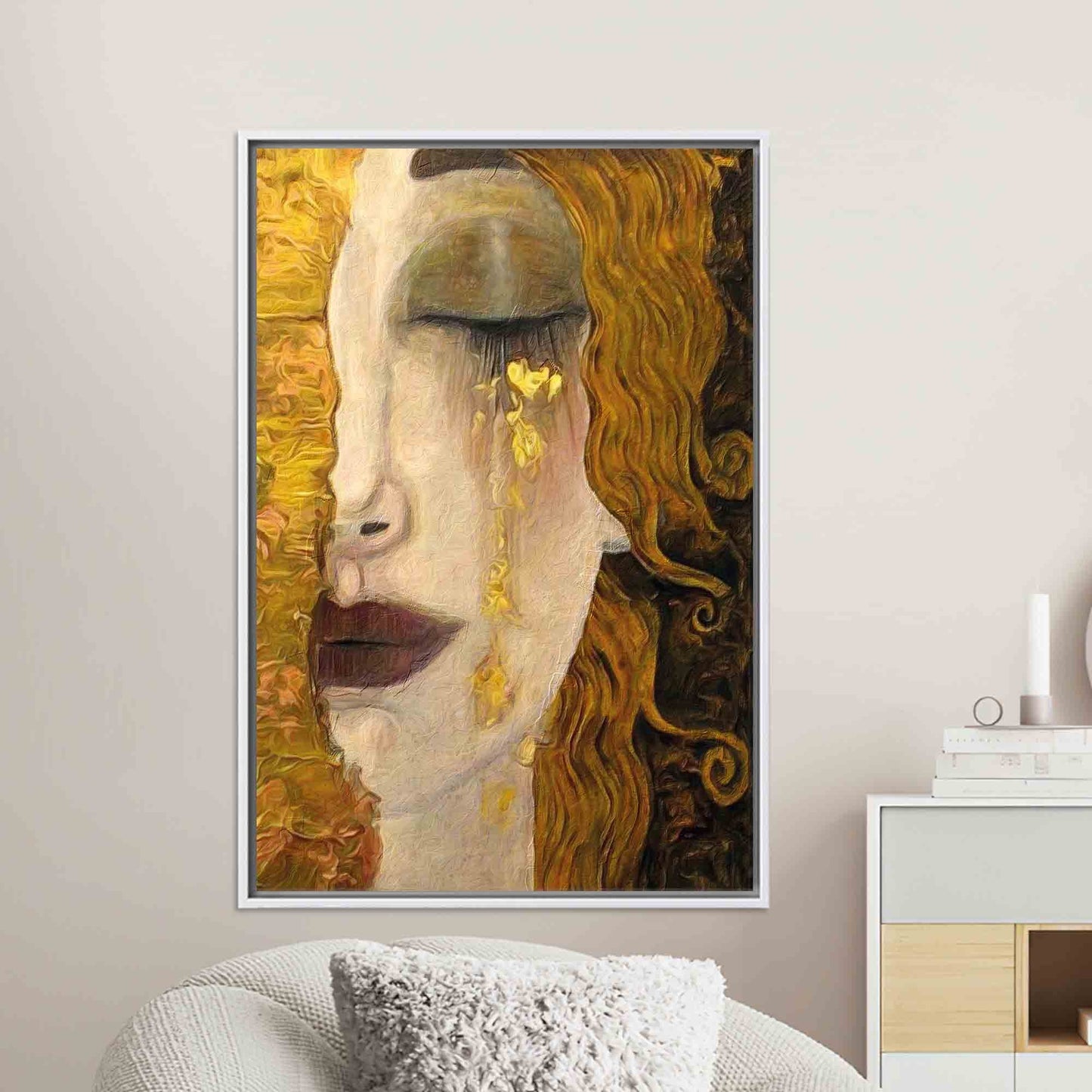 Golden Tears Canvas Print
