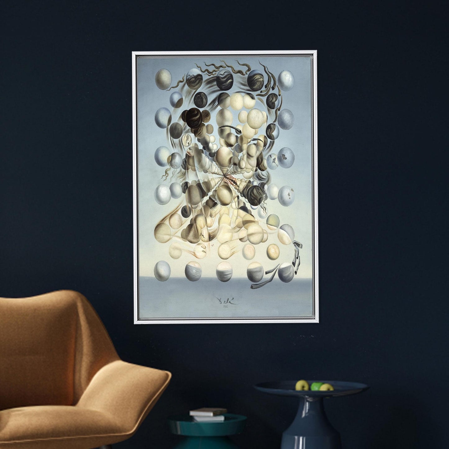 Salvador Dali Surrealist Galatea Spheres Canvas Print