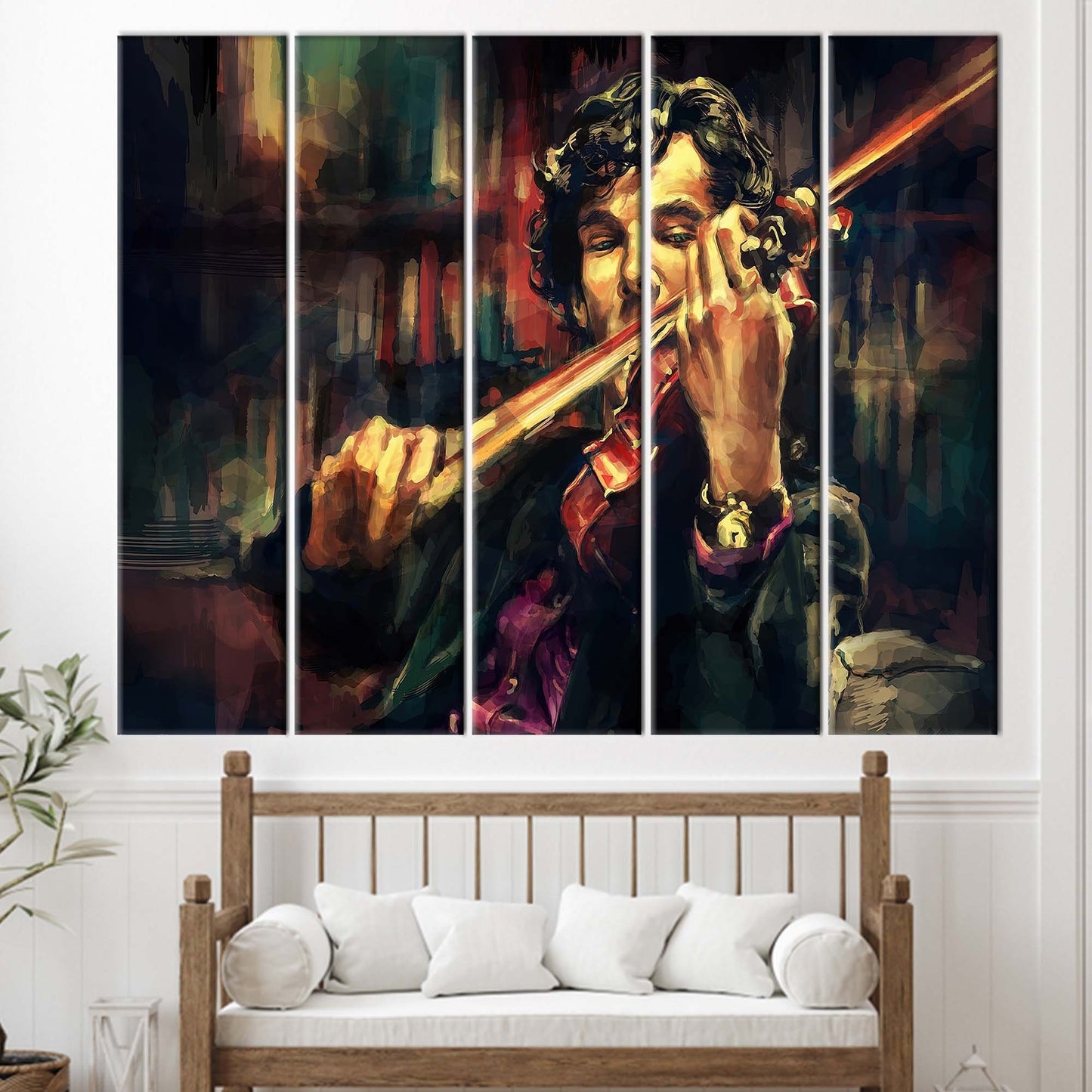 Music Violinist Canvas Print