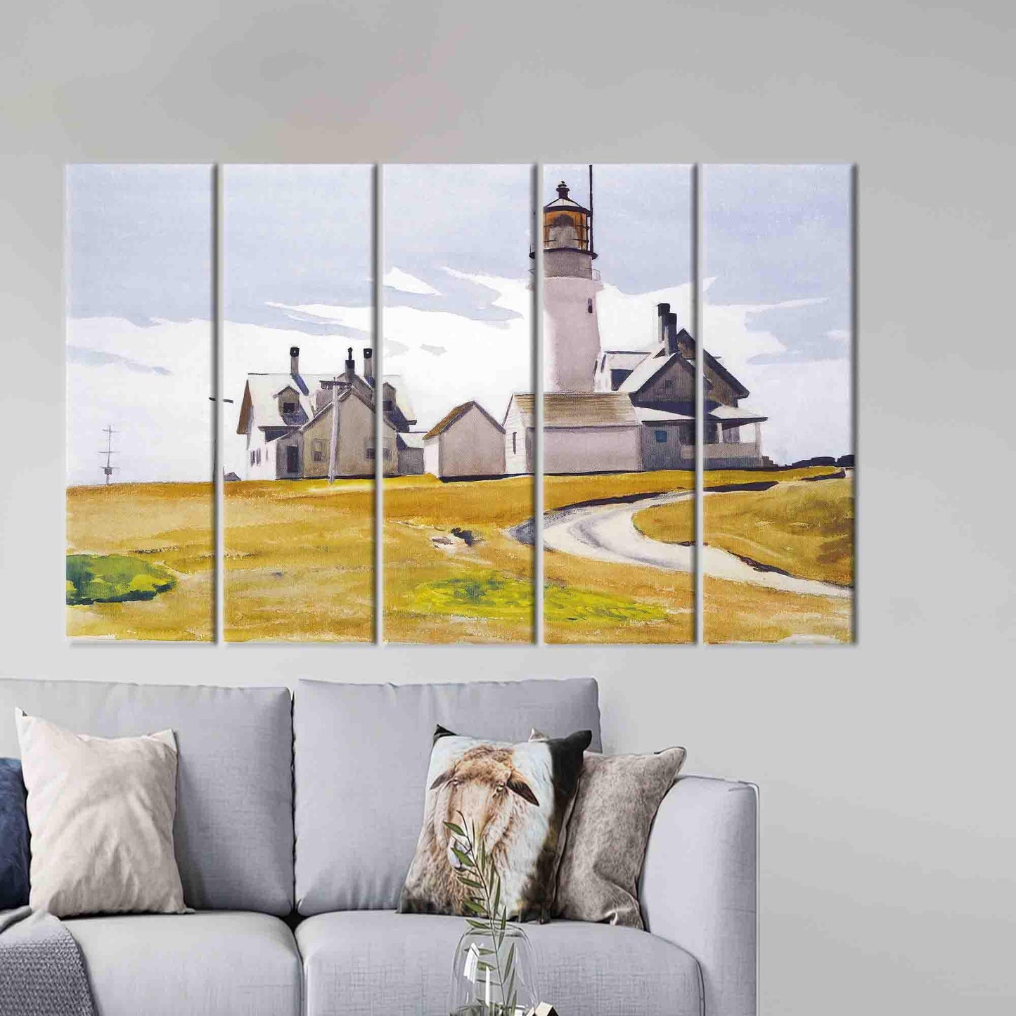 Edward Hopper Highland Light Painting Canvas Print