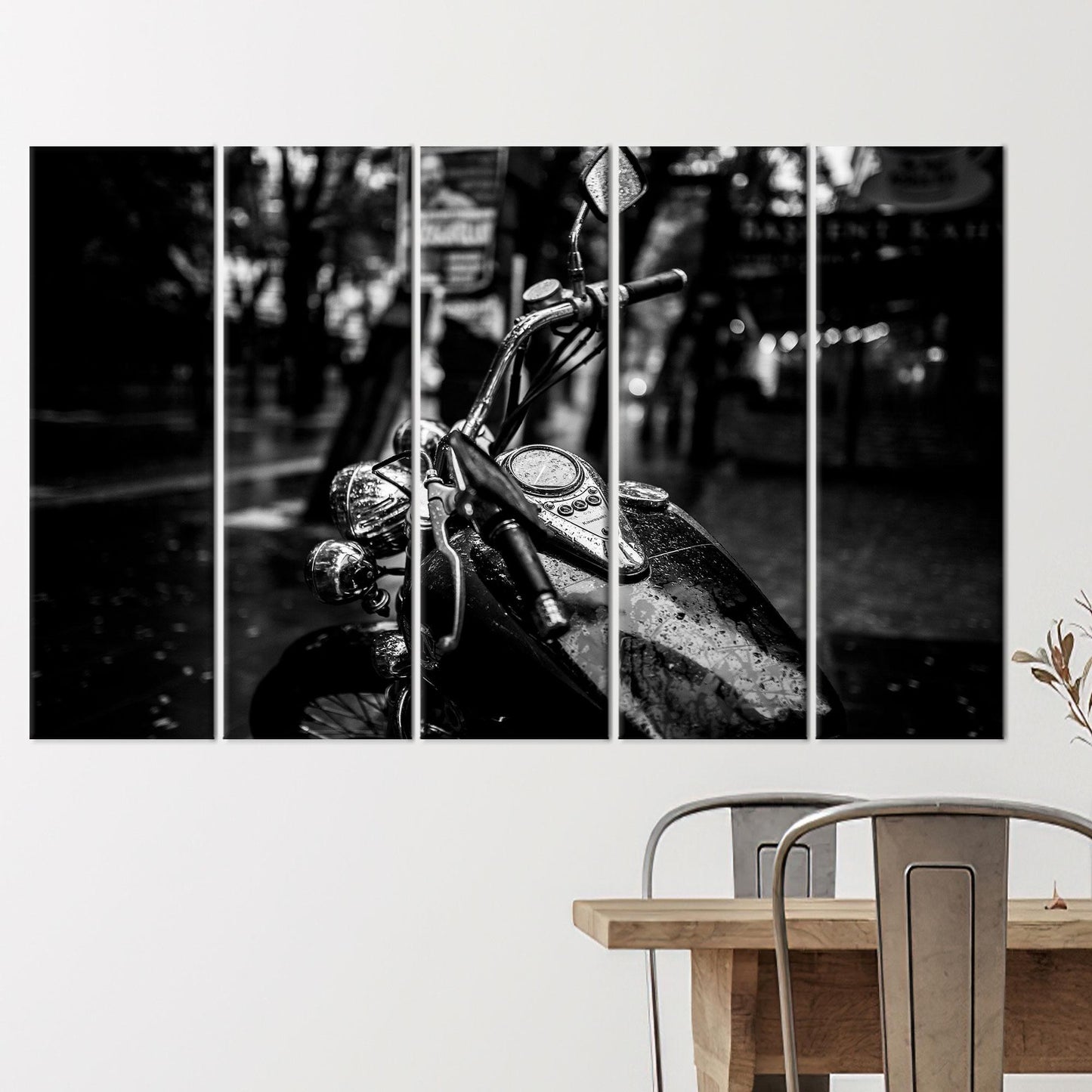Garage Motorcycle Man Cave Baby Canvas Print