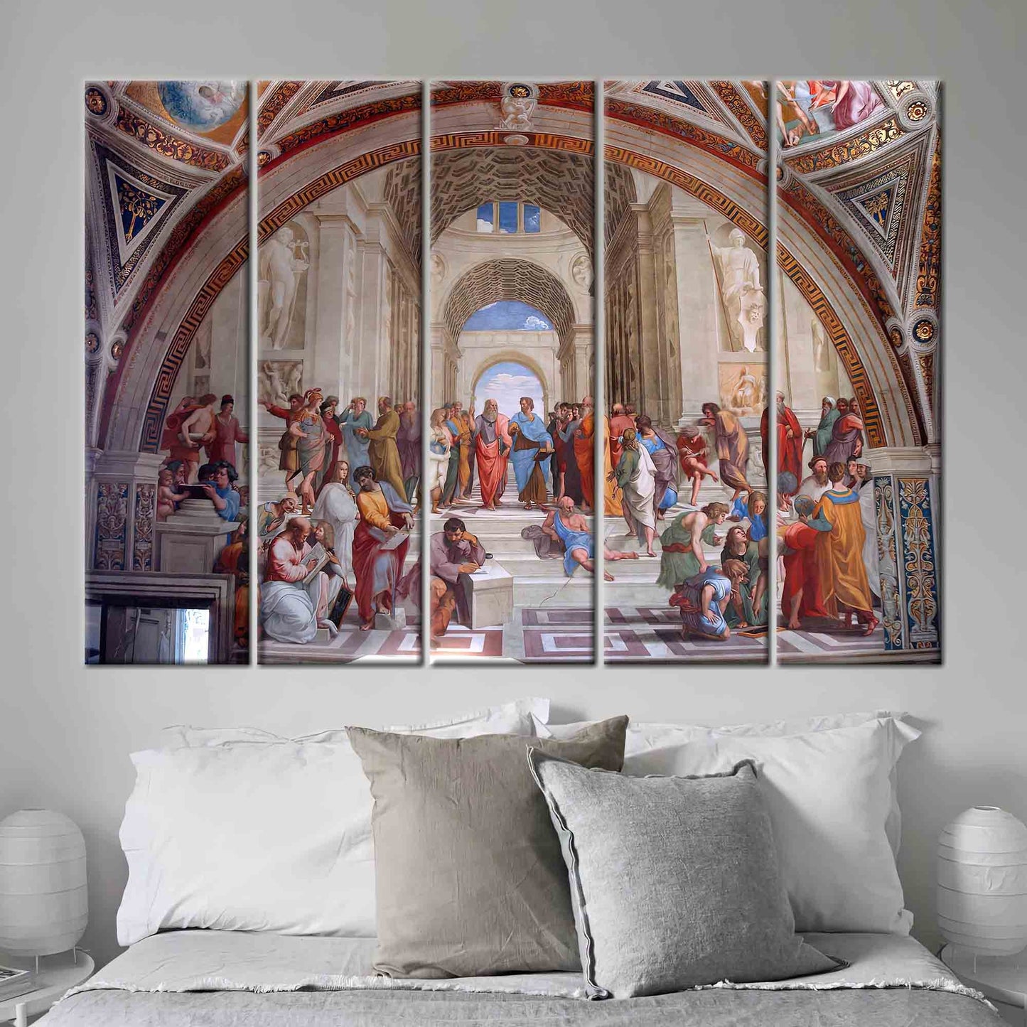 Socrates Oil Painting Aristotle Canvas Print