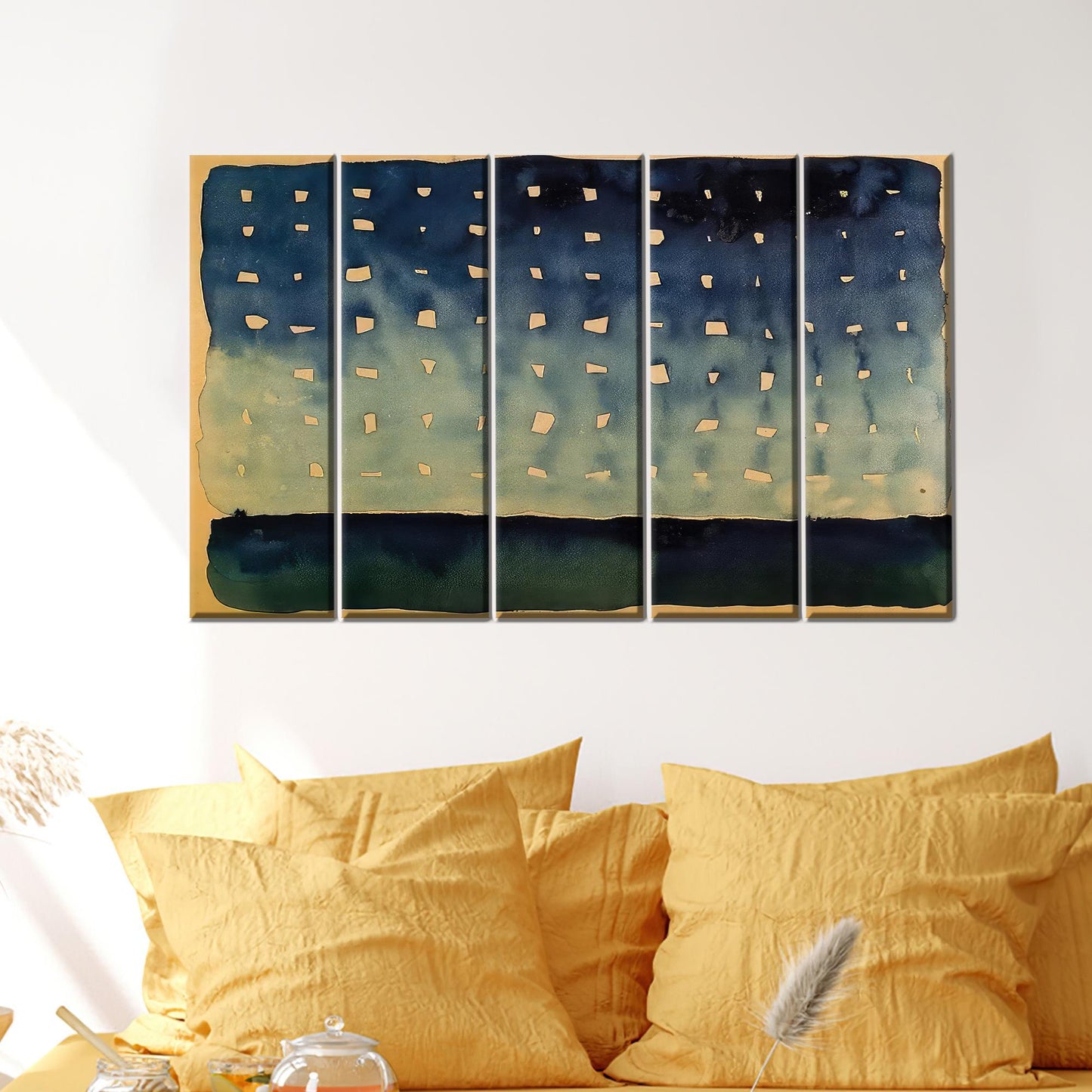Georgia O'keeffe Abstract Starlight Night Canvas Print