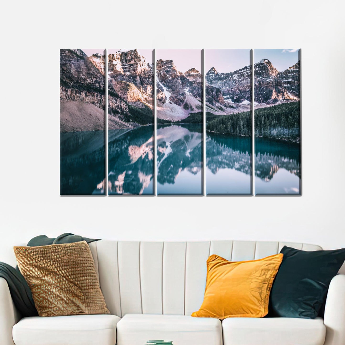 Moraine Lake Landscape Canvas Print
