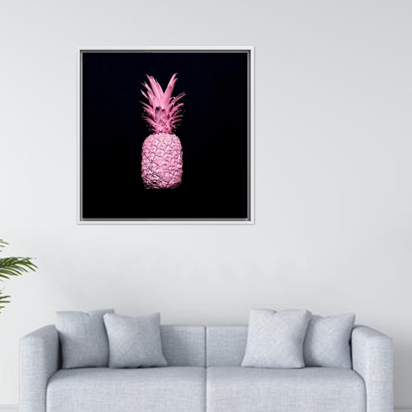 Pink Pineapple Canvas Print
