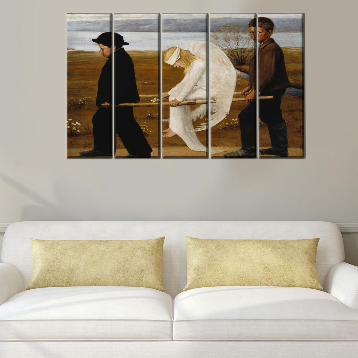 Hugo Simberg Wounded Angel Bedroom Canvas Print
