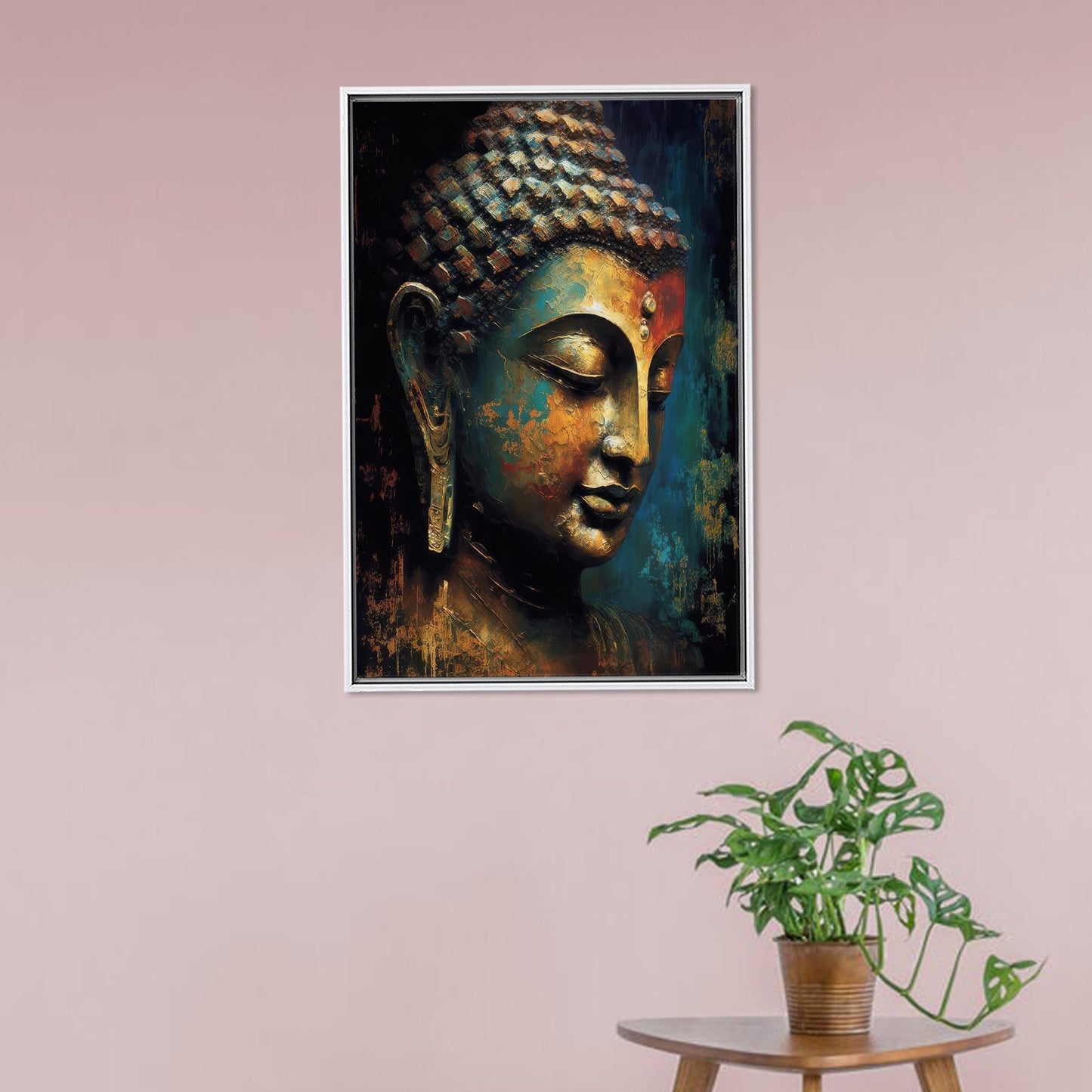 Hindu Meditation Buddha Bridesmaid 3D Canvas Print