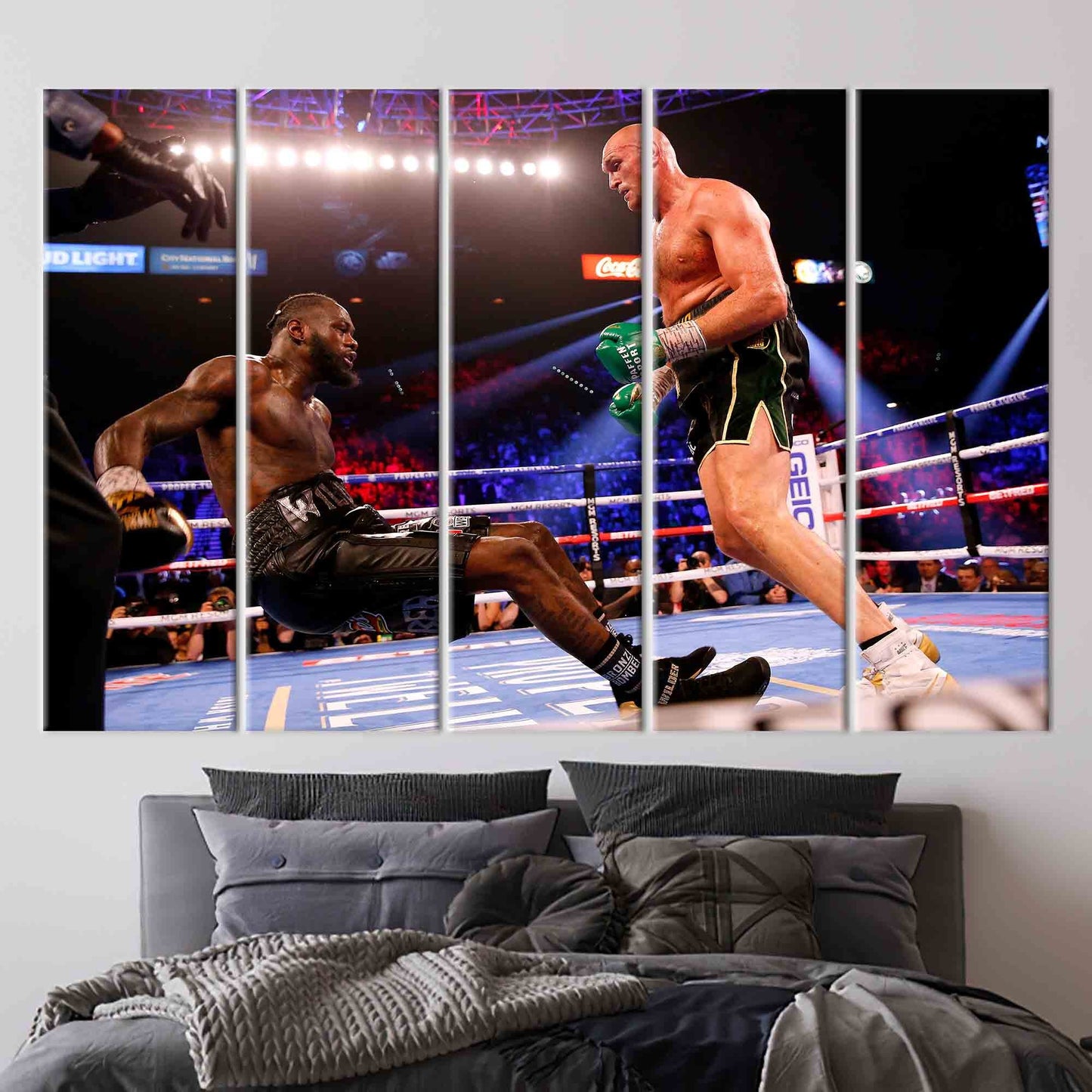 Deontay Wilder and Tyson Fury Canvas Print