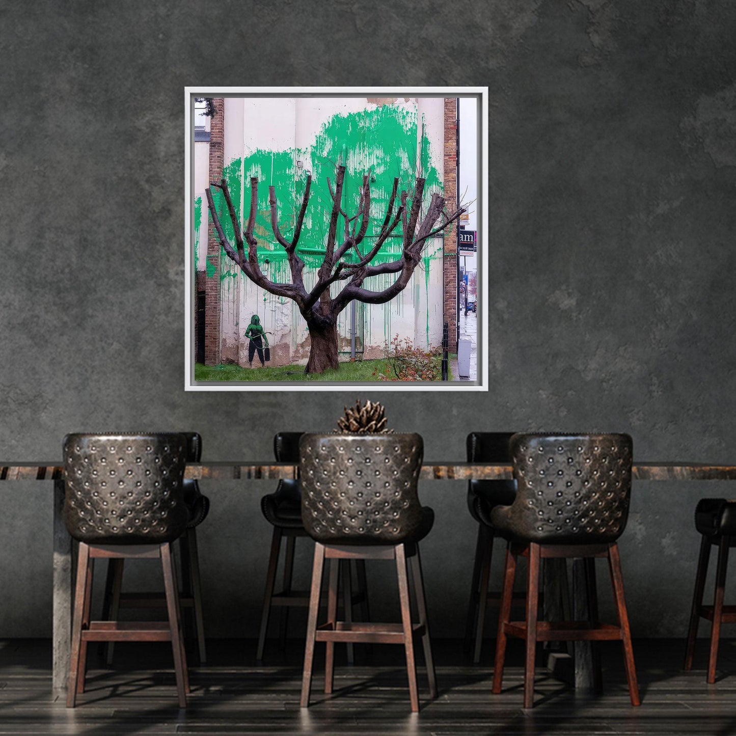 Banksy Dead Tree Graffiti London Canvas Print