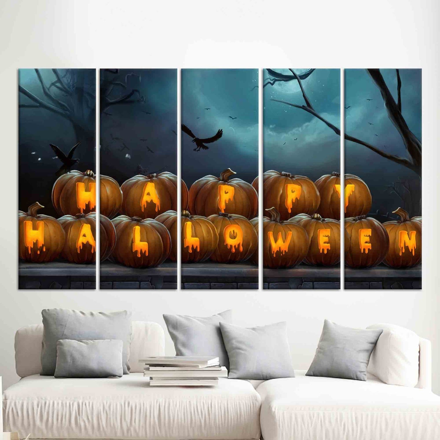 Happy Halloween Oversized Canvas Print