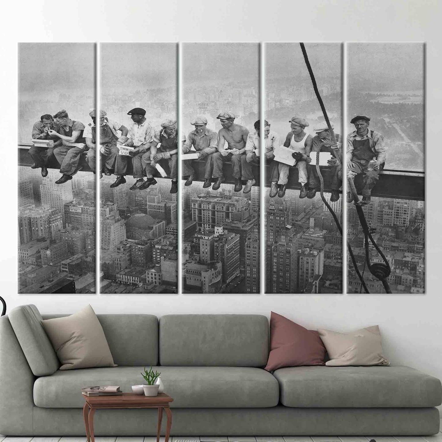 Lunch Atop Skyscraper New York Canvas Print