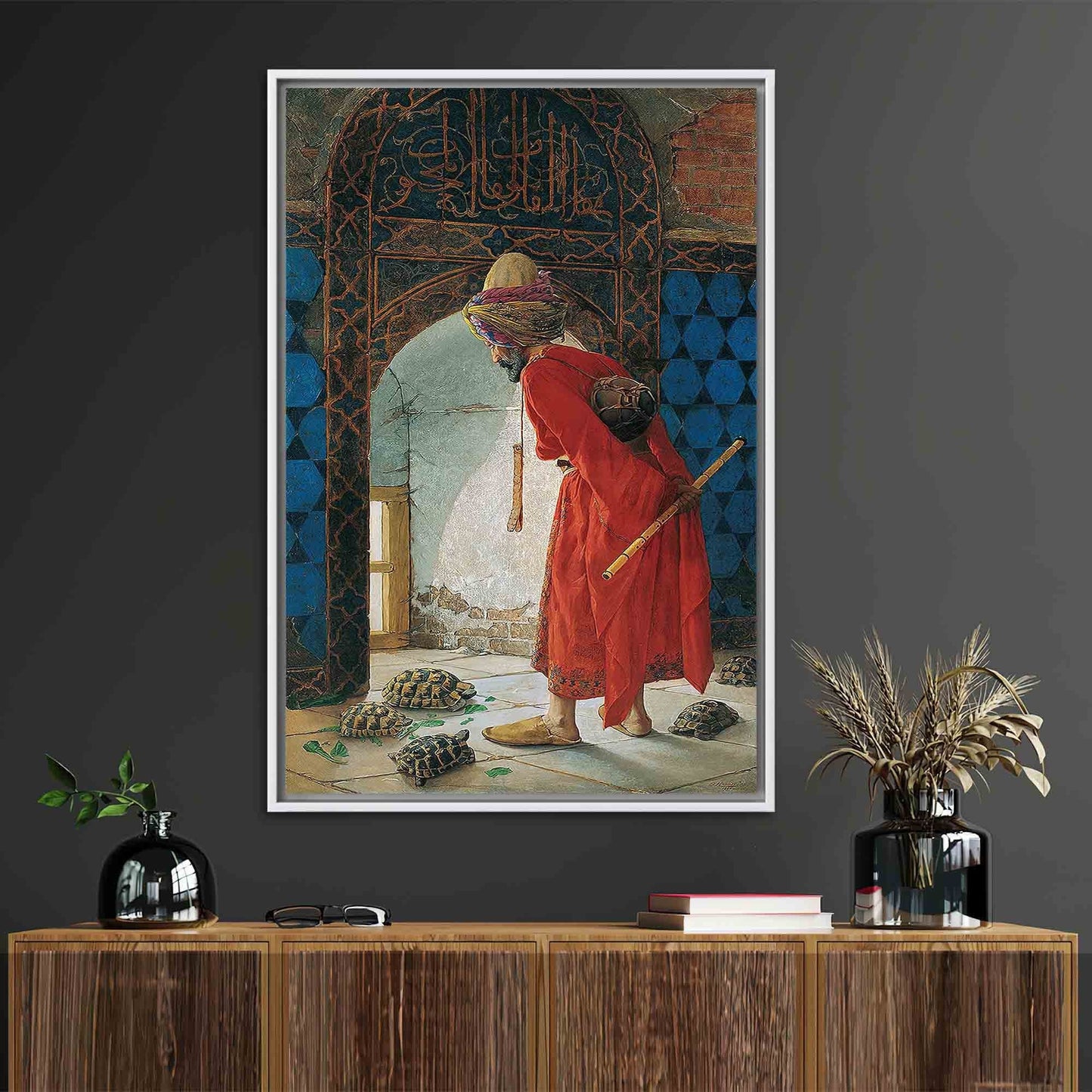 Turkish Osman Hamdi's Tortoise Trainer Canvas Print