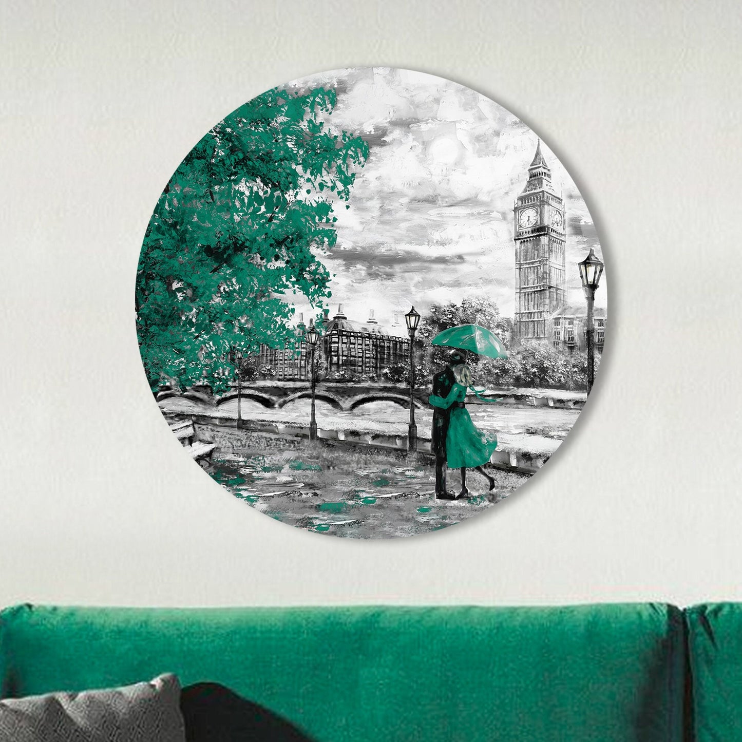 London Landscape Glass Wall Art
