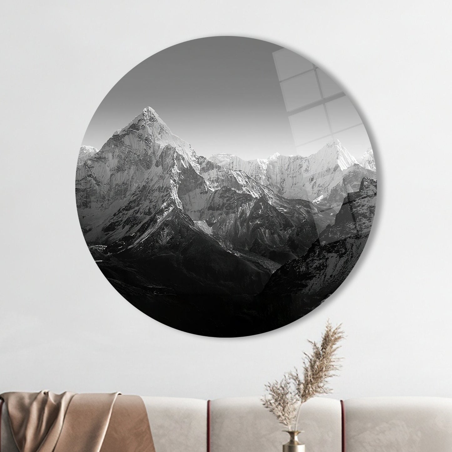 Everest Base Camp Himalaya Glass Wall Art