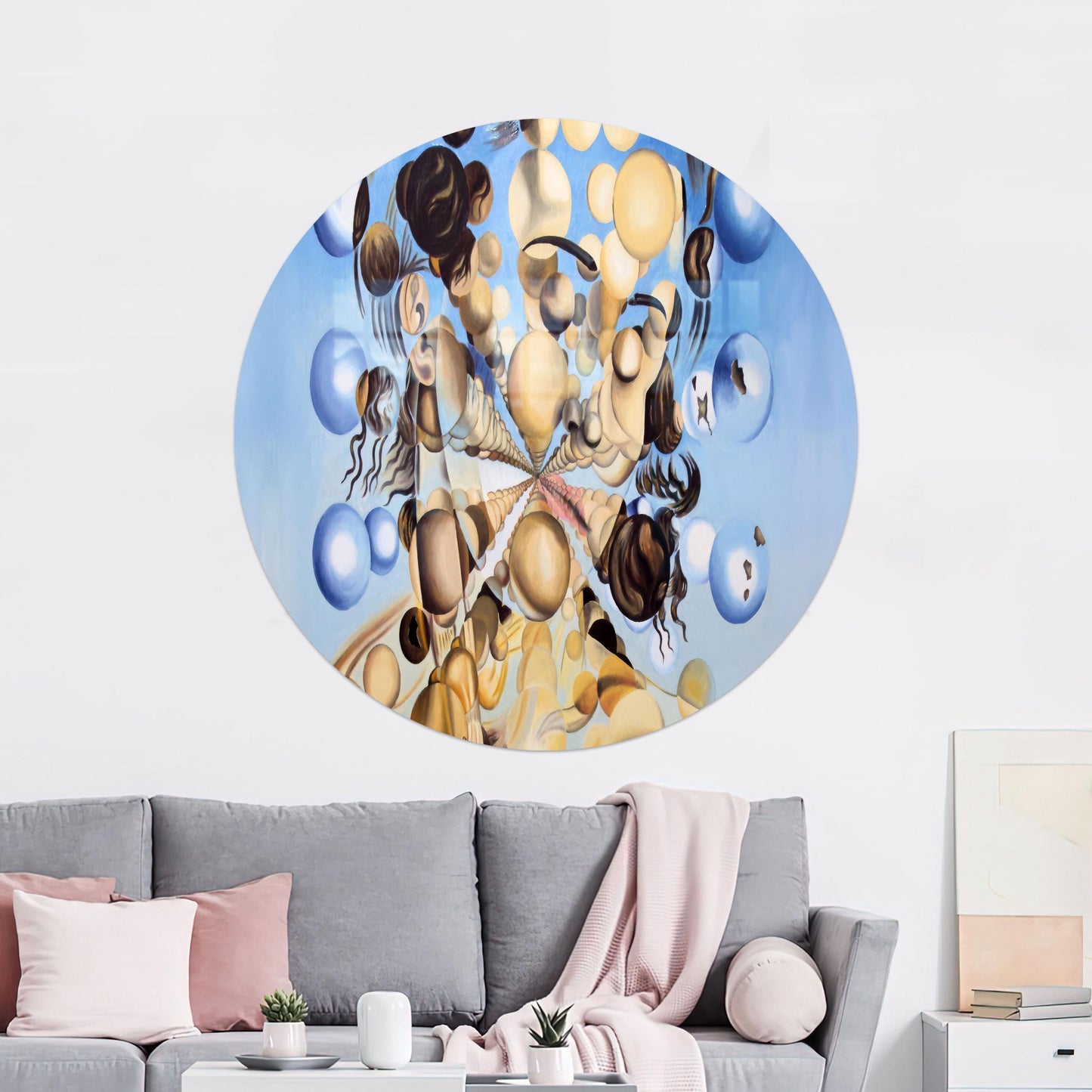 Woman Bridesmaid Gifts and Glass Wall Art