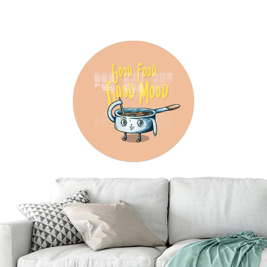 Modern Tempered Glass Print for Kitchen - Minimalist Wall Art
