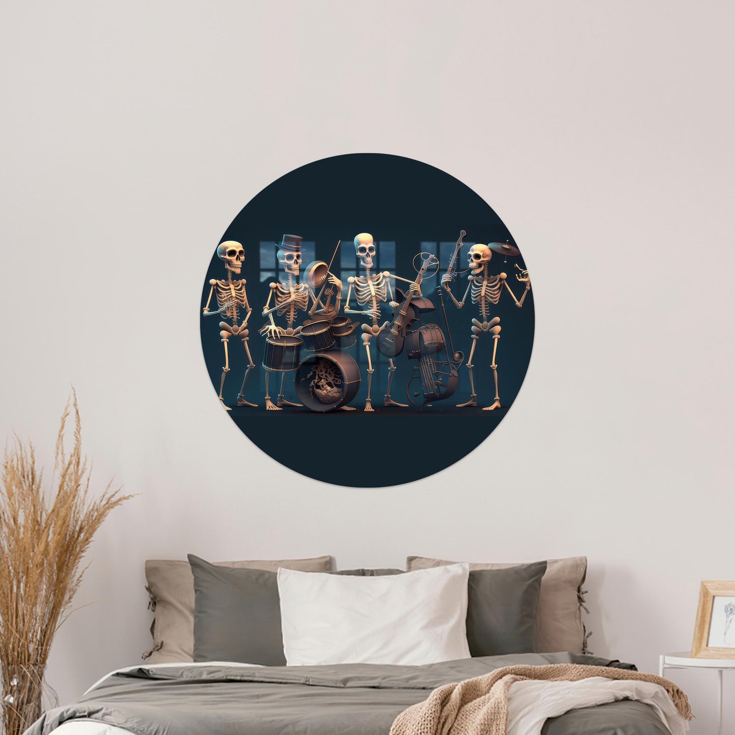 Abstract Glass Wall Art