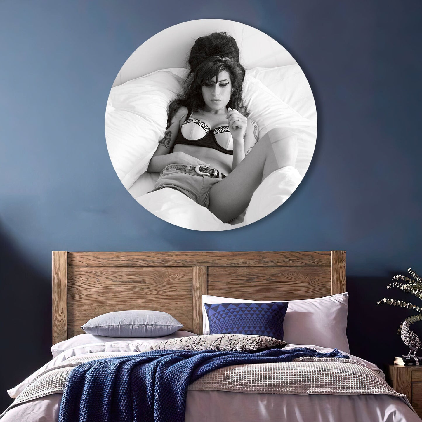 Amy Winehouse Singer Glass Wall Art
