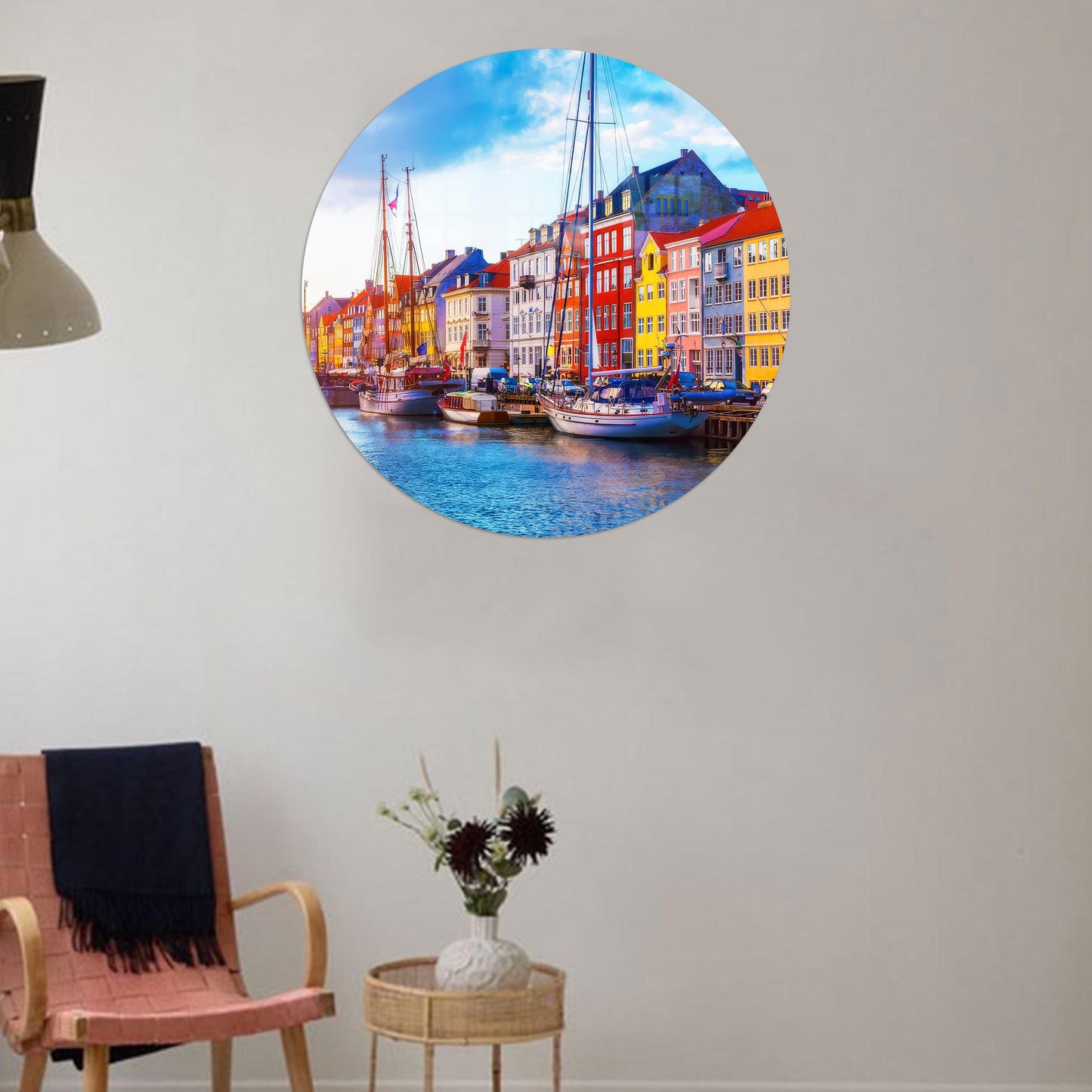 Denmark Landscape Copenhagen Him Glass Wall Art