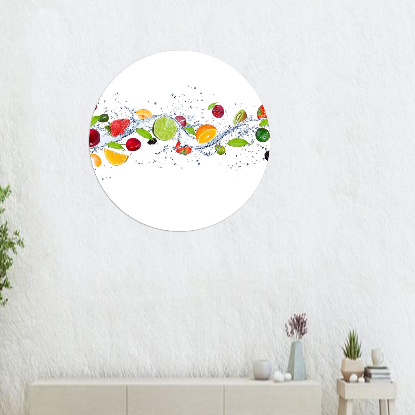 Orange Glass Wall Art