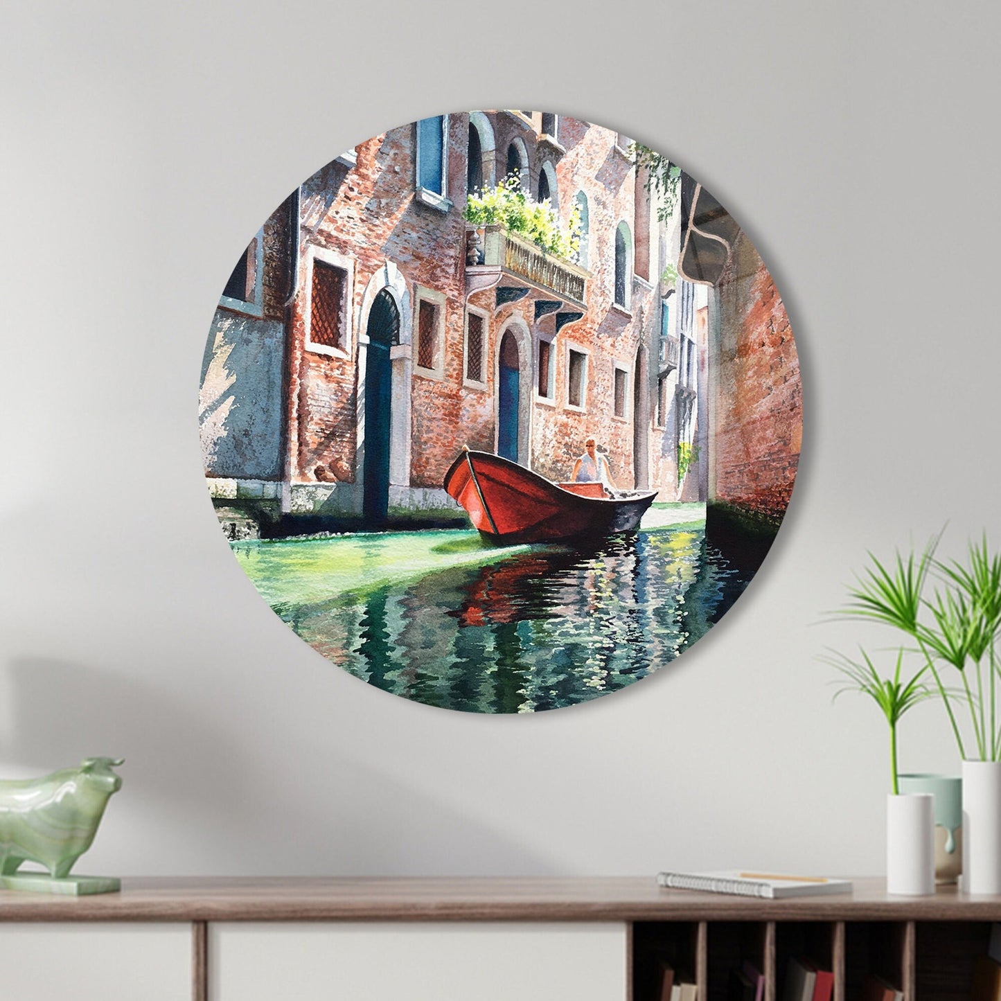 Italy Travel Landscape Glass Wall Art