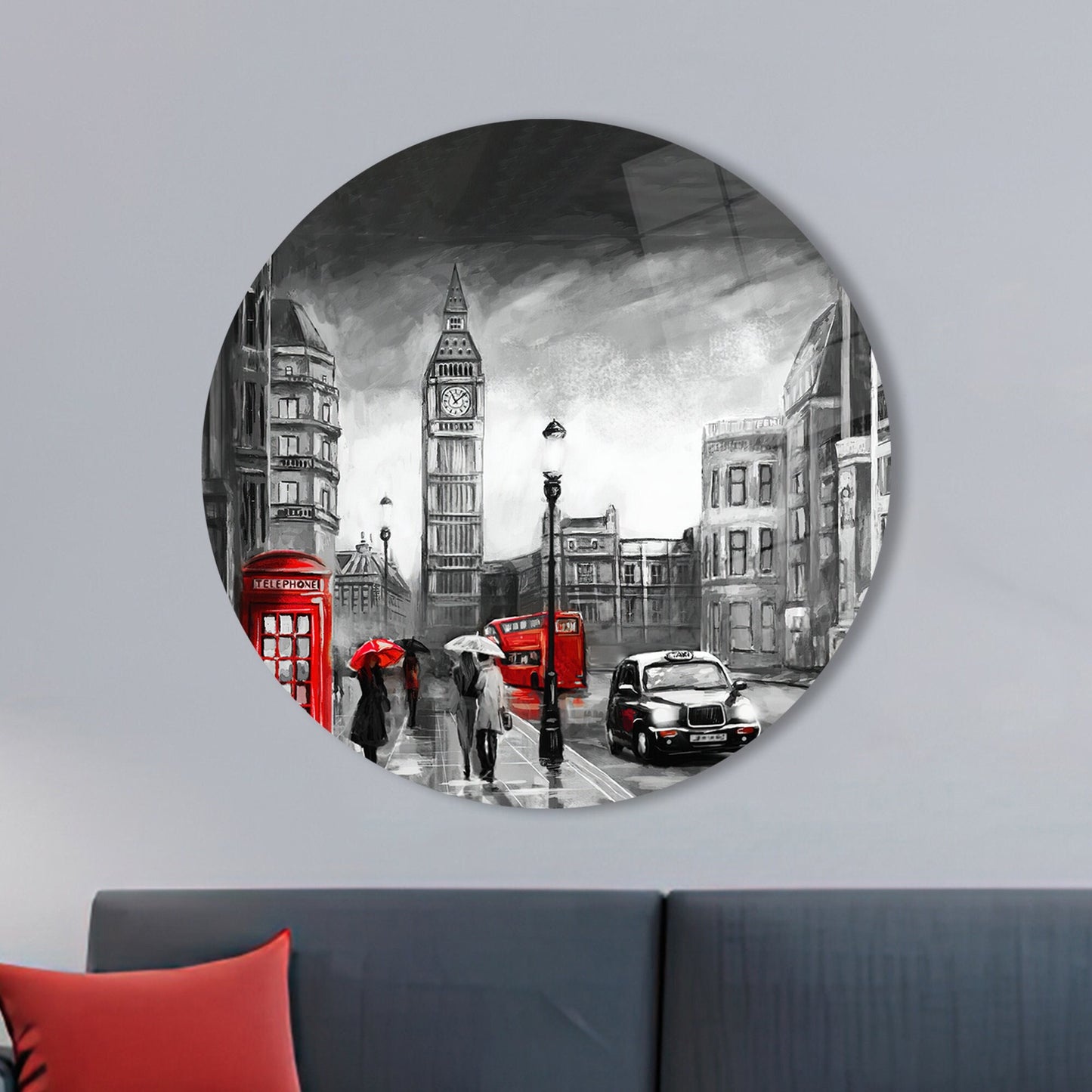 Street Glass Wall Art