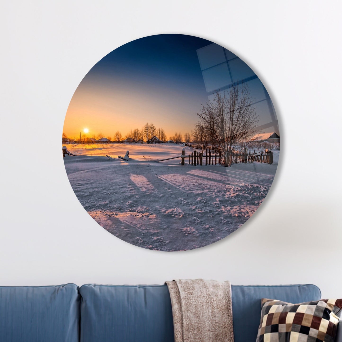 Sunset Glass Wall Art
