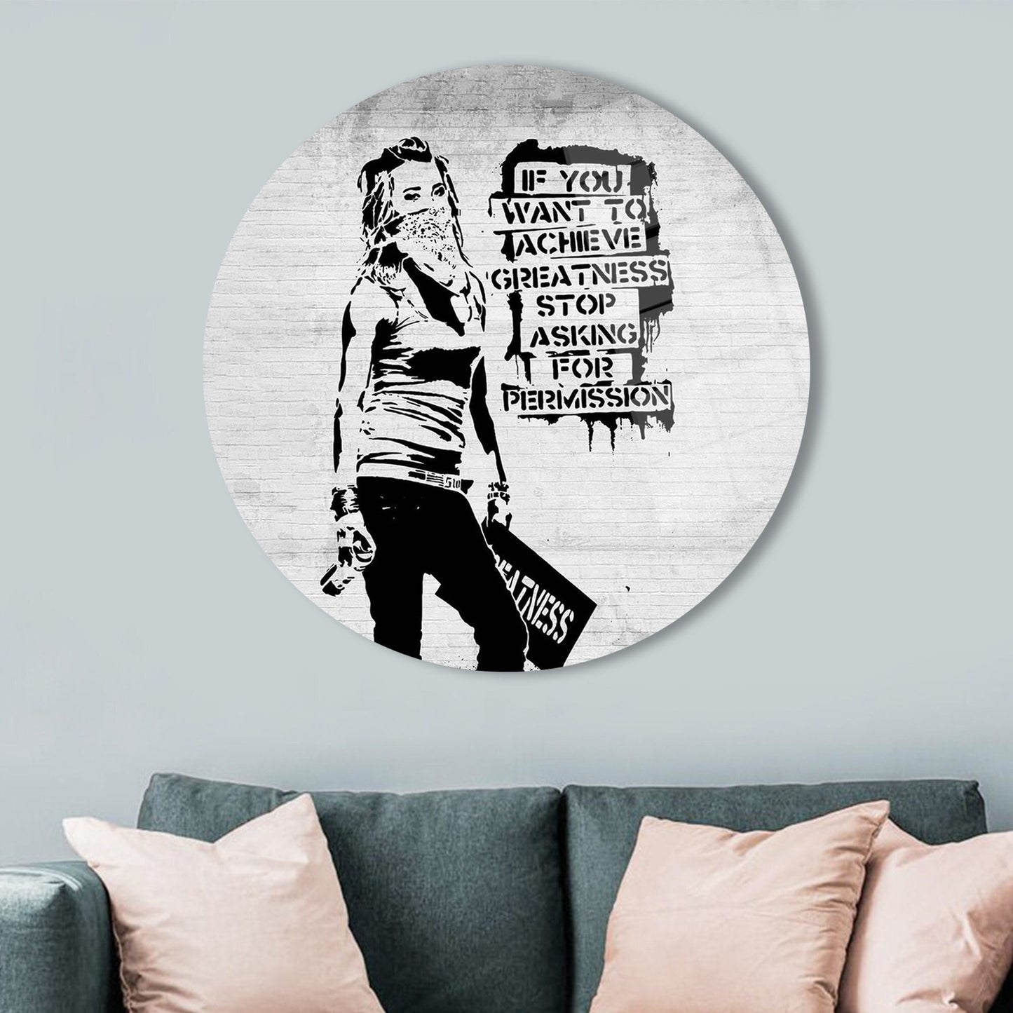 If You Want Achieve Glass Wall Art