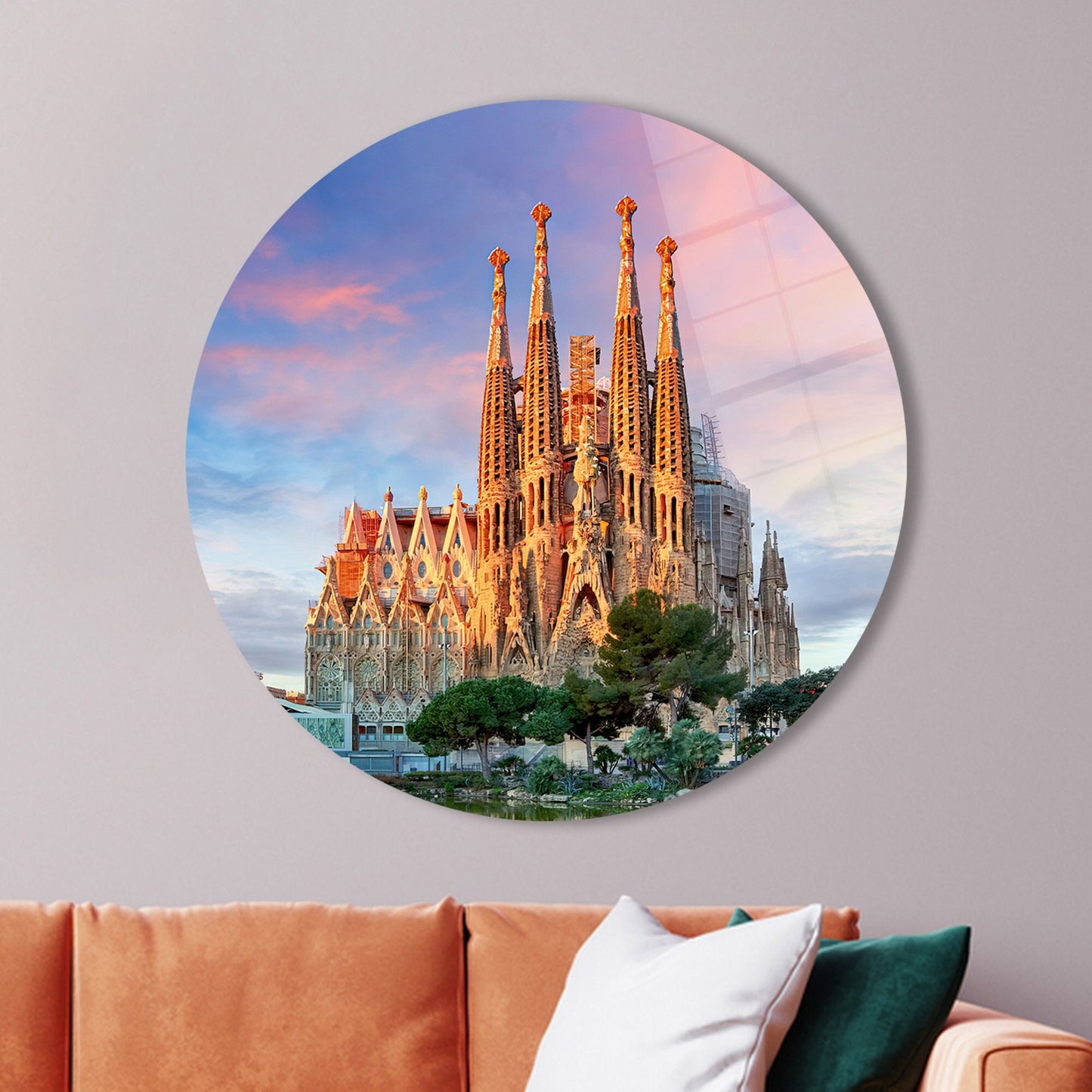 Sagrada Familia Stunning World Glass Wall Art