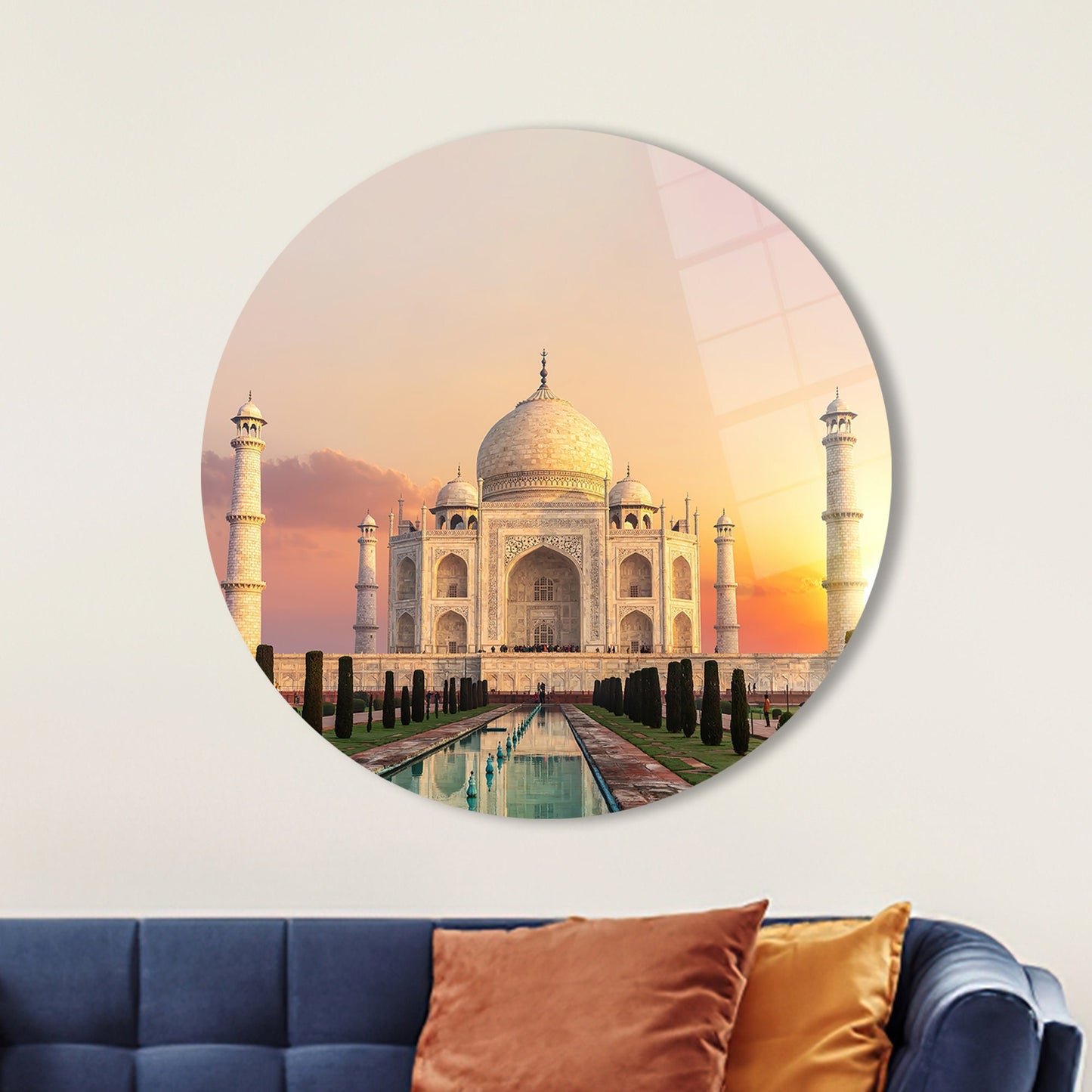 Seven Wonders Glass Wall Art