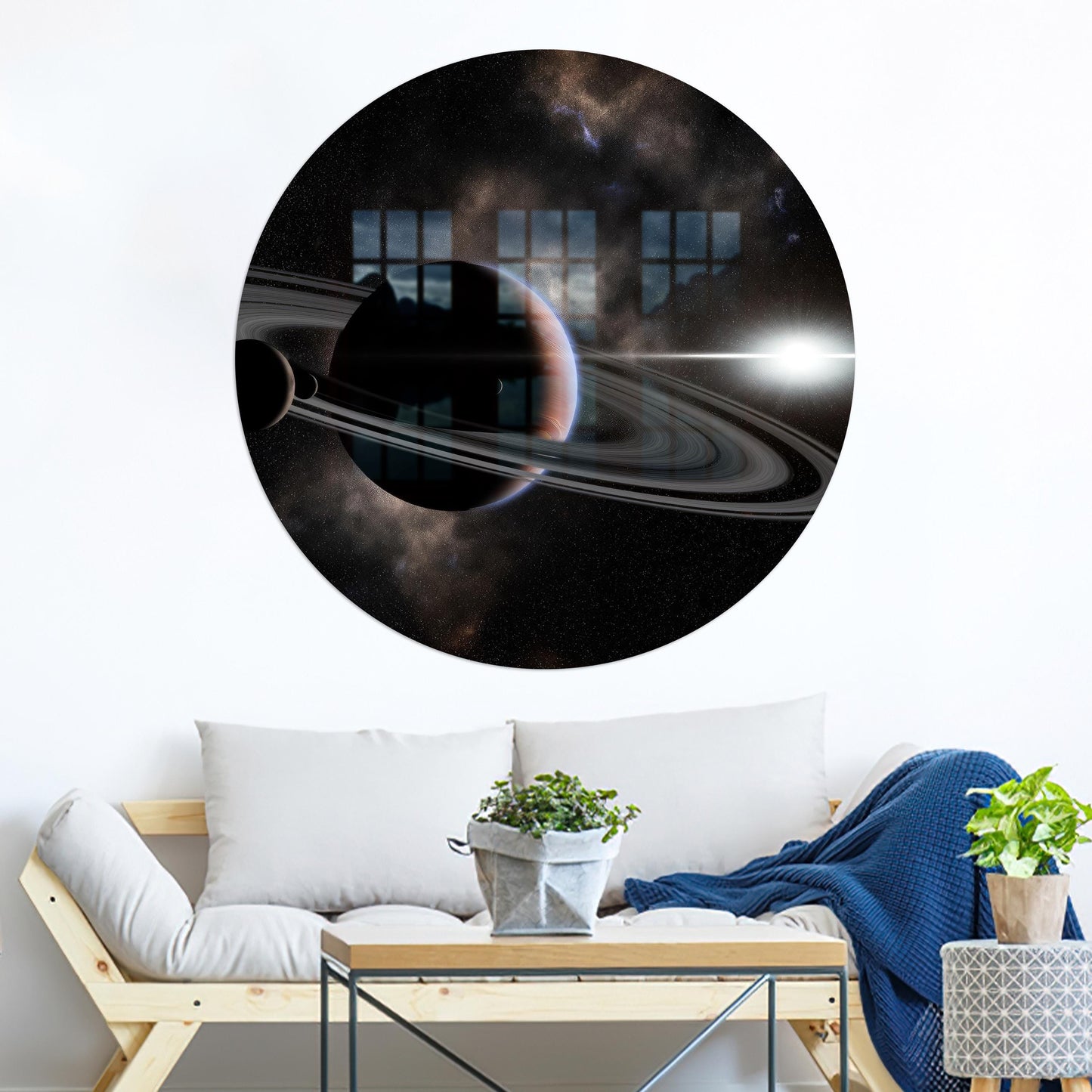 Starry Sky Glass Wall Art