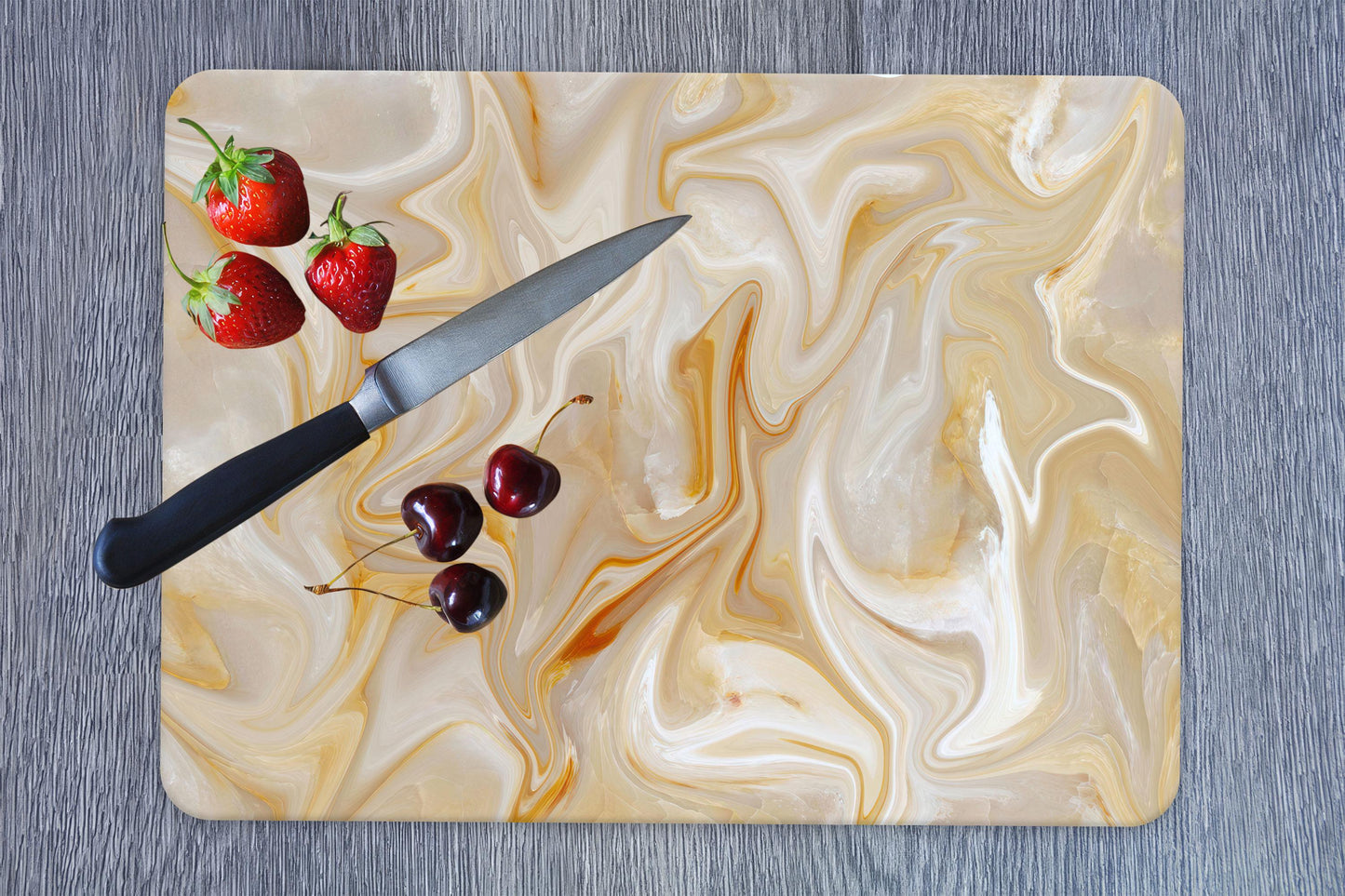 Marble Glass Cutting Board