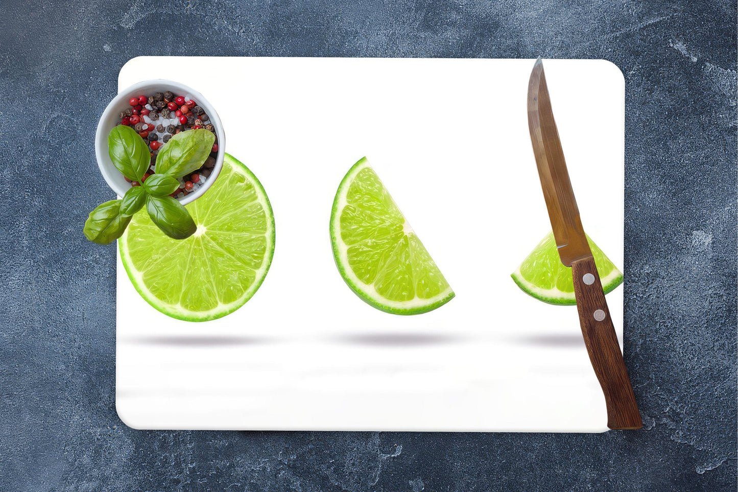 Lime Design Sleek Accessory Glass Cutting Board