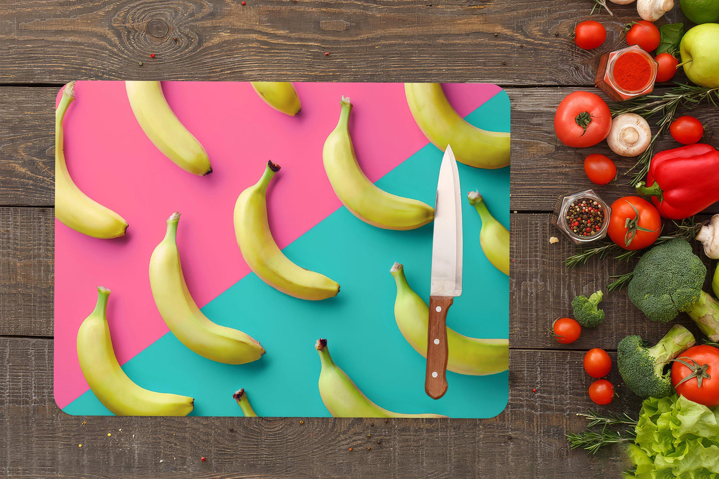 Heat Resistant Sleek Glass Cutting Board