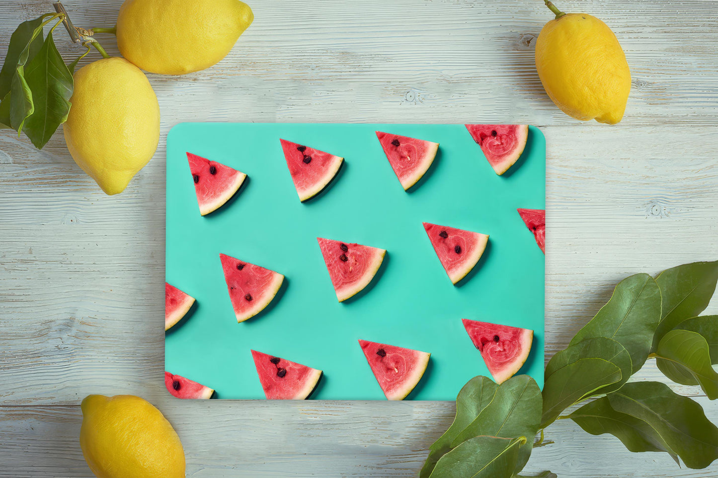 Watermelon Pattern Glass Cutting Board