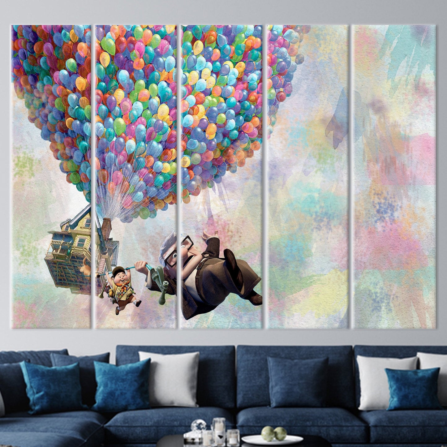 Vibrant Cartoon Kids' Rooms Canvas Print