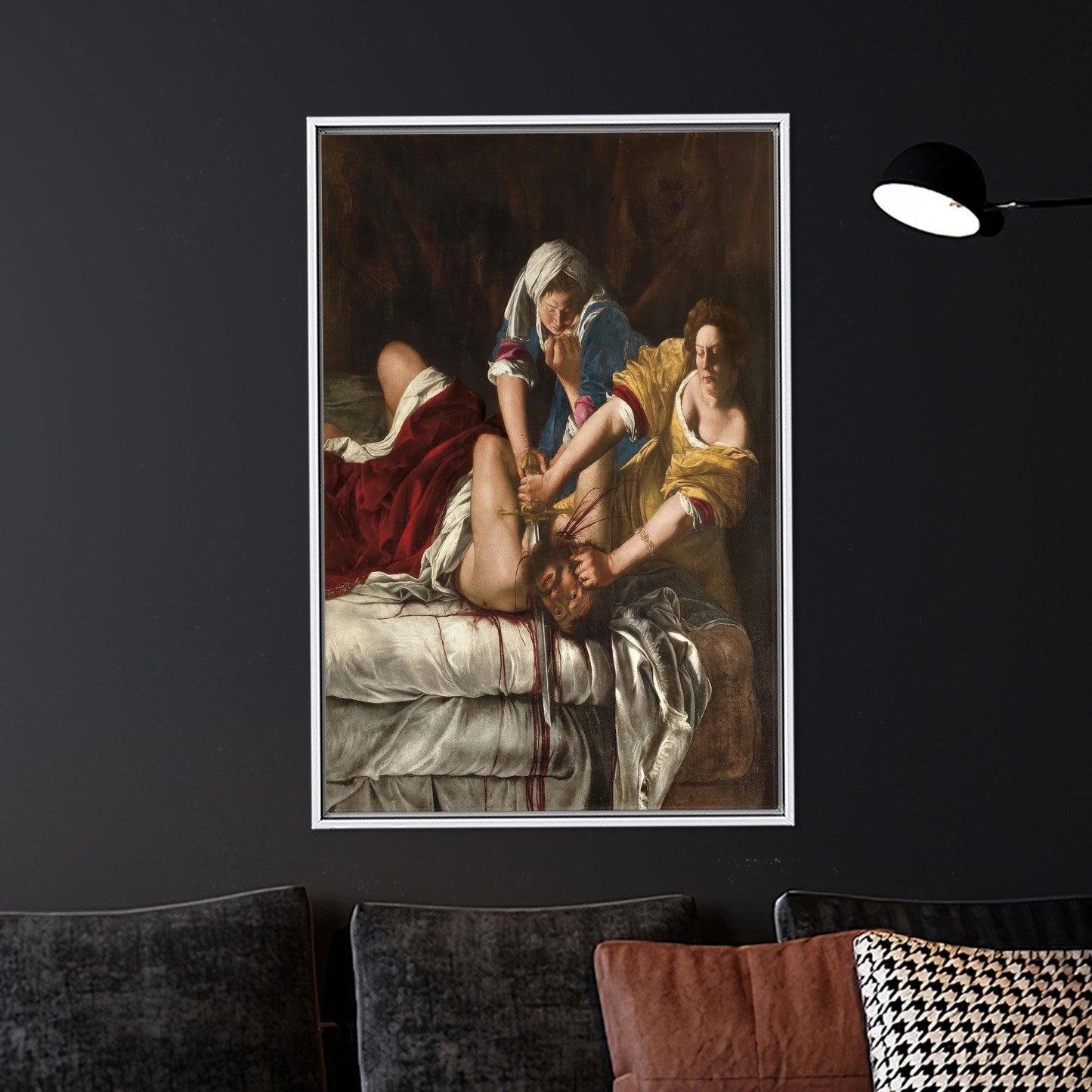 Judith Beheading Holofernes Artemisia Gentileschi Canvas Print