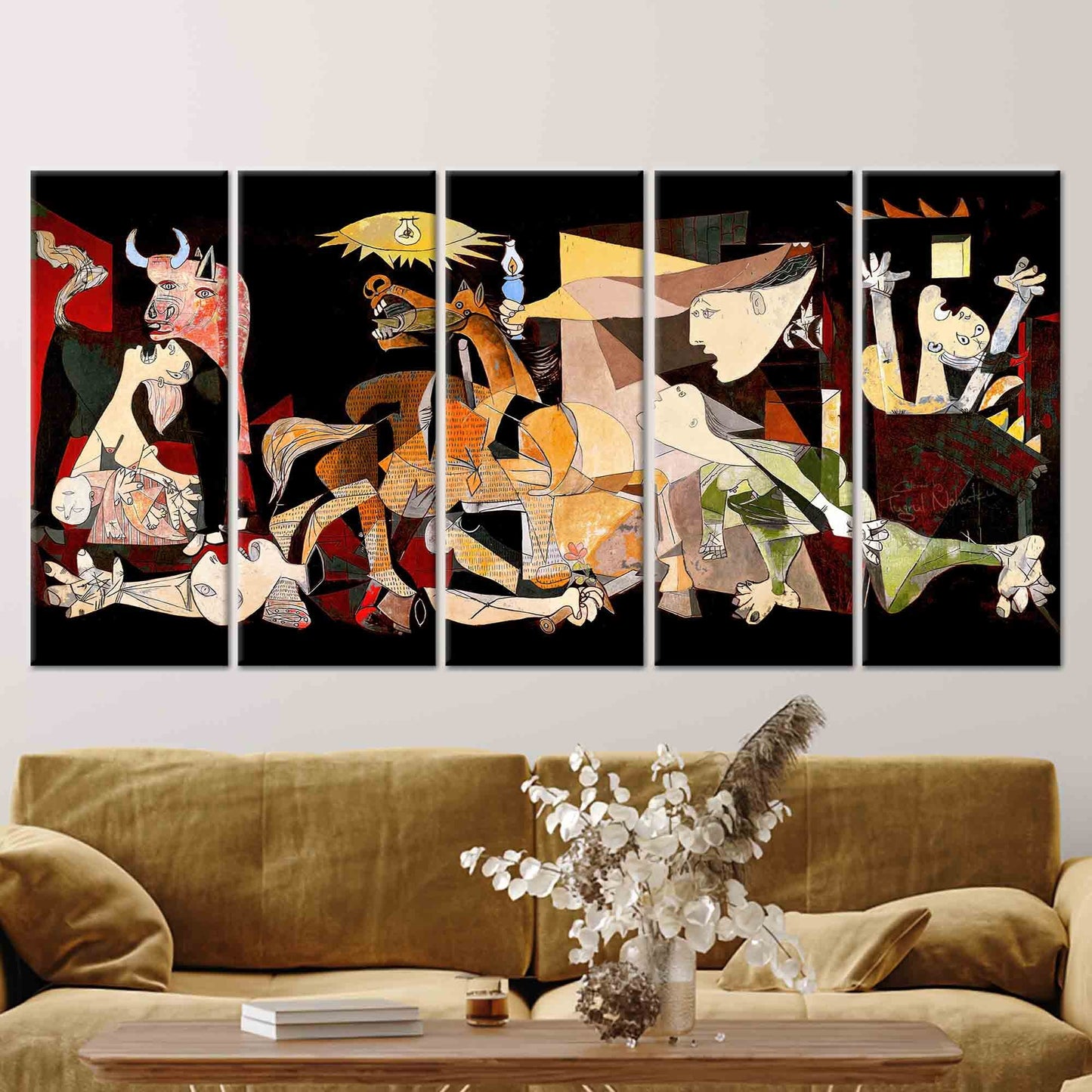 Picasso Surreal Abstract Her Canvas Print