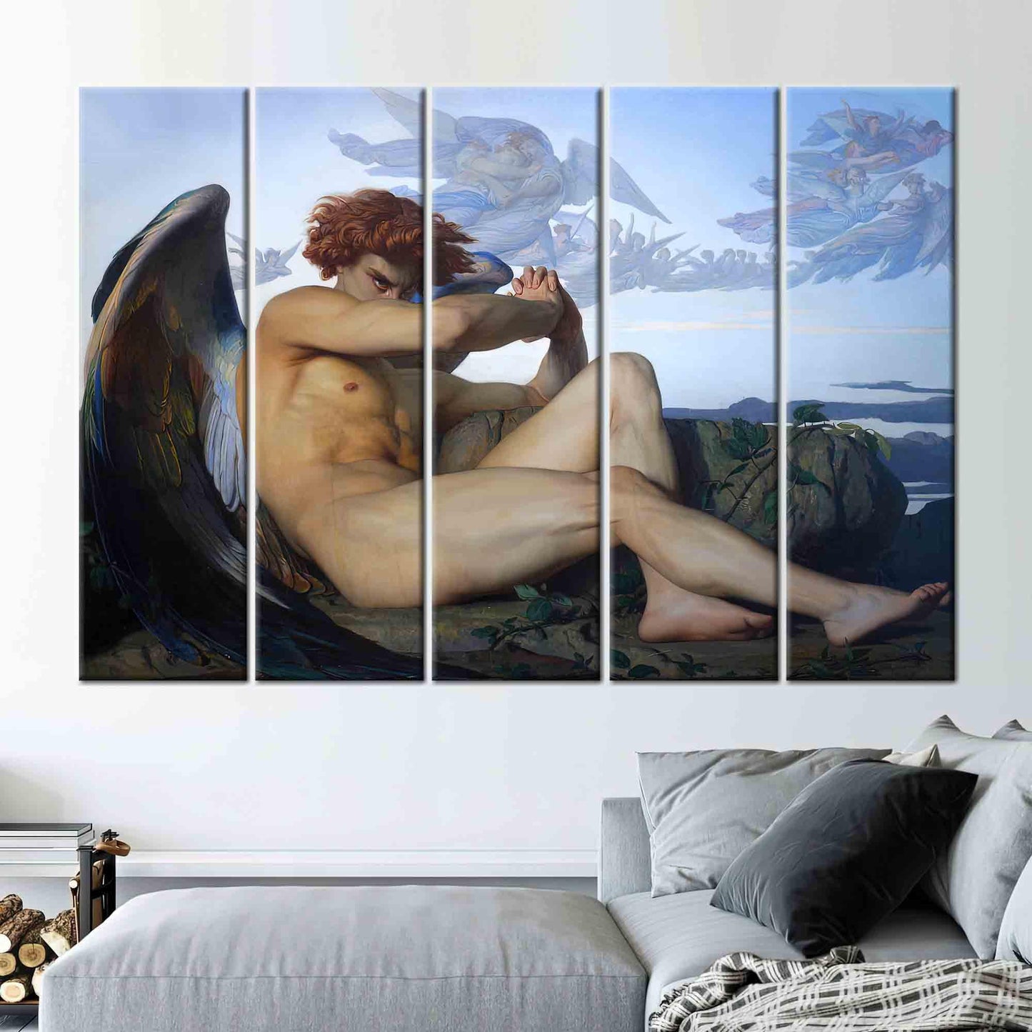 Alexandre Cabanel's Fallen Angel Classic Canvas Print