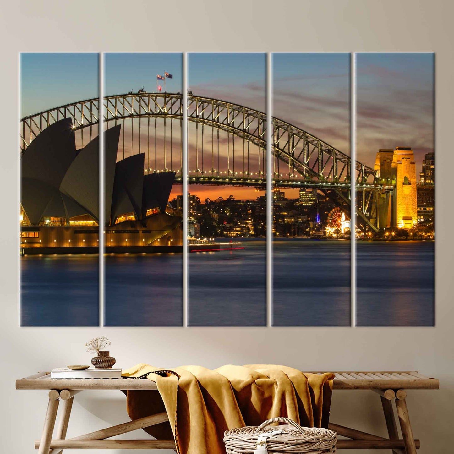 Sydney Landscape Royal Botanic Garden Canvas Print