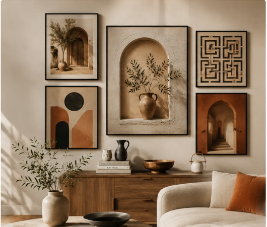 Where Art Meets the Wall: Creating Spaces with Meaning