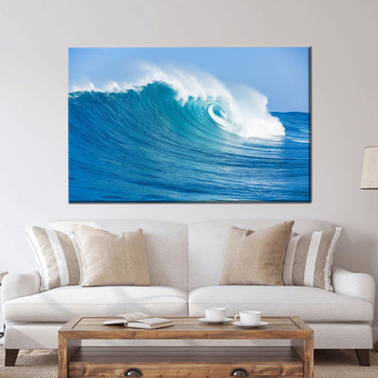 Big Waves Canvas Gift: Ocean Canvas Print for Personalized Wedding Wall Decoration