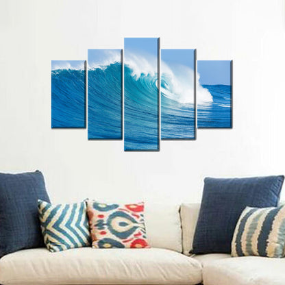 Big Waves Canvas Gift: Ocean Canvas Print for Personalized Wedding Wall Decoration