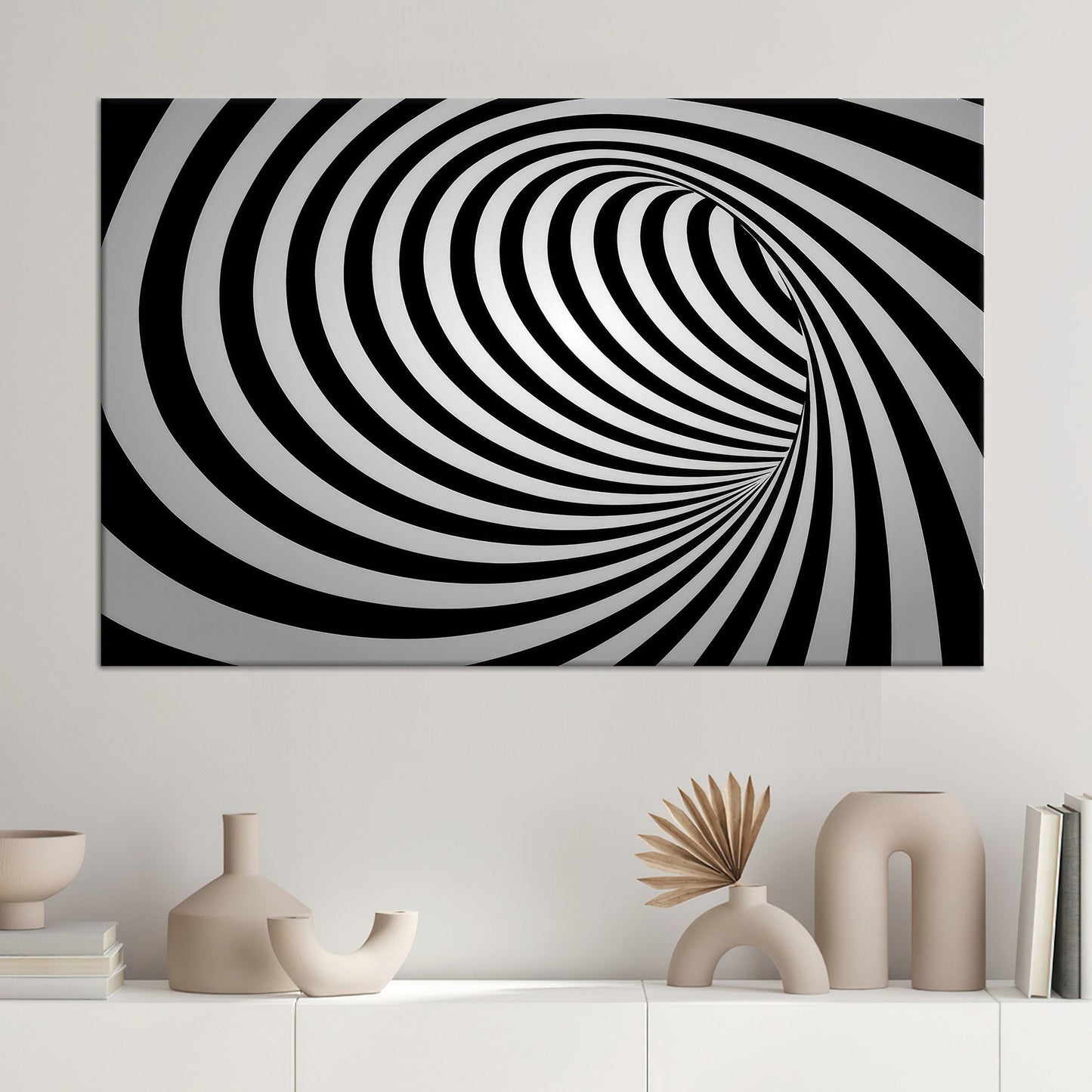 Abstract Swirl Bridesmaid Gifts and Canvas Print