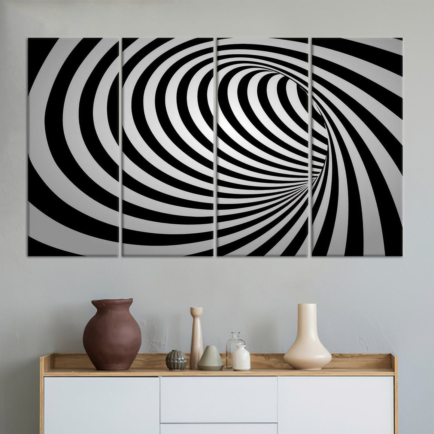 Abstract Swirl Bridesmaid Gifts and Canvas Print