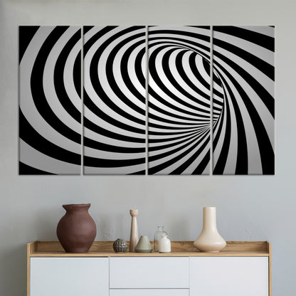 Abstract Swirl Bridesmaid Gifts and Canvas Print