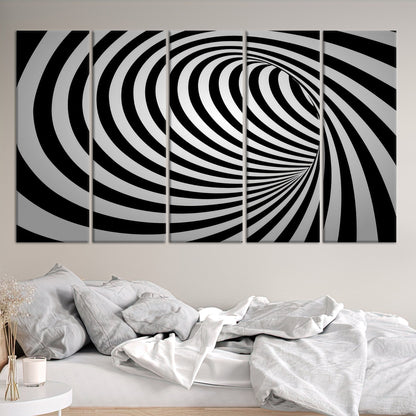 Abstract Swirl Bridesmaid Gifts and Canvas Print