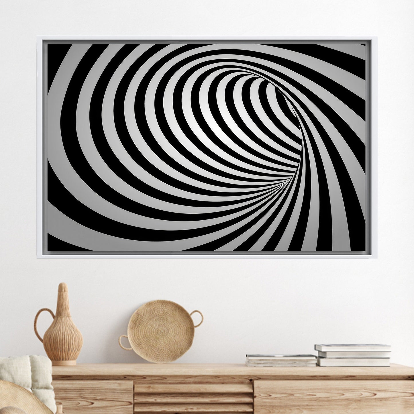 Abstract Swirl Bridesmaid Gifts and Canvas Print